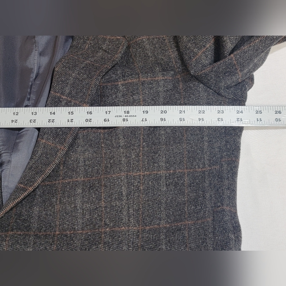 Vintage Foreman And Clark Mens 46L 50% Camal 50% Wool Suit Jacket/Blazer - Picture 10 of 11